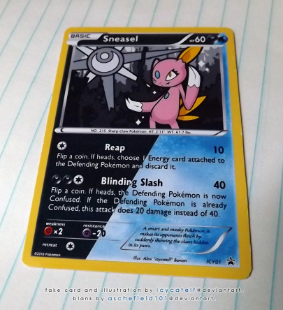 Crystal Onix (Fake Card) by icycatelf  Fake pokemon cards, Greninja card,  Cool pokemon cards