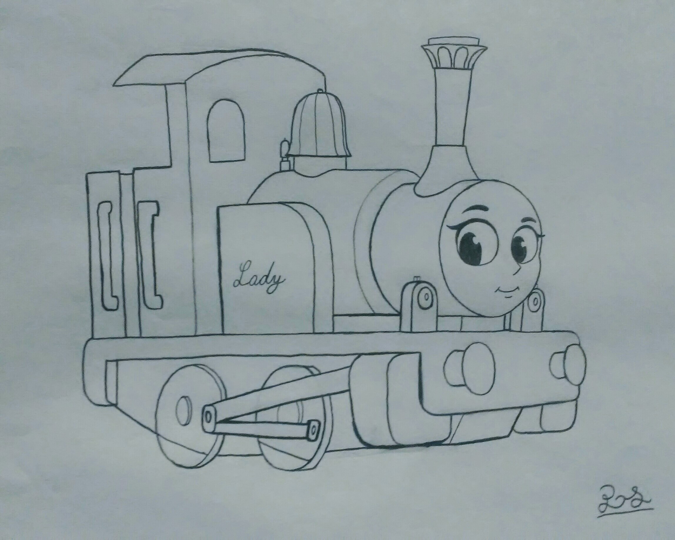 lady the magical engine coloring pages - photo #3