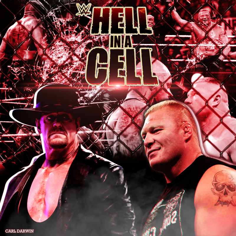 Hell in a Cell 2015 Undertaker vs Brock Lesnar by CarlDarwin