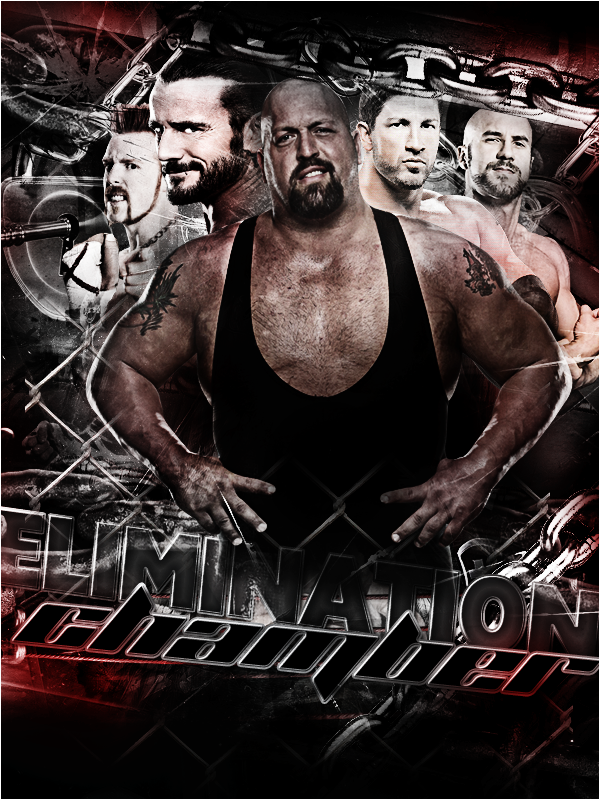 WWE PPV ELIMINATION CHAMBER POSTER by DeskarletMVZ