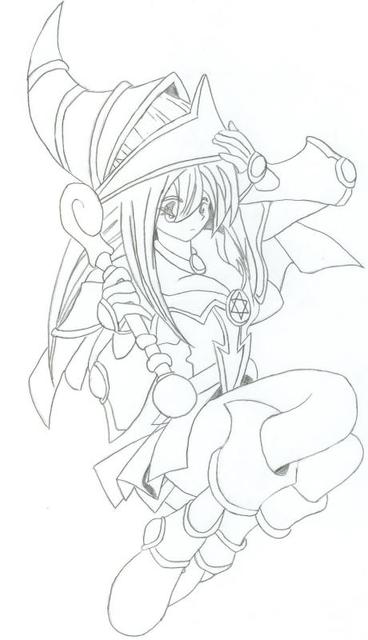 magician girl coloring pages - photo #27