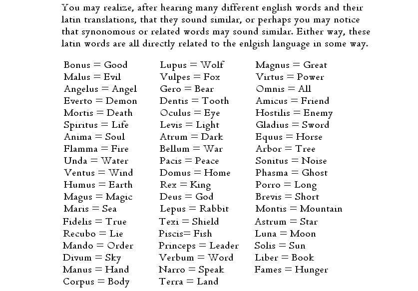 Translation Of Latin Into English 81