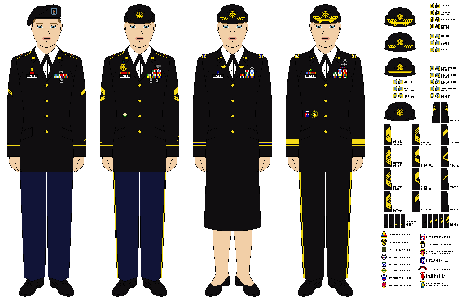 Army Class B Uniform Female 35
