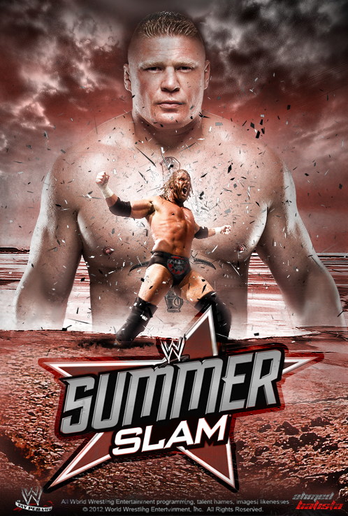 WWE SummerSlam 2012 Poster by ABatista93 by AhmedBatista1993