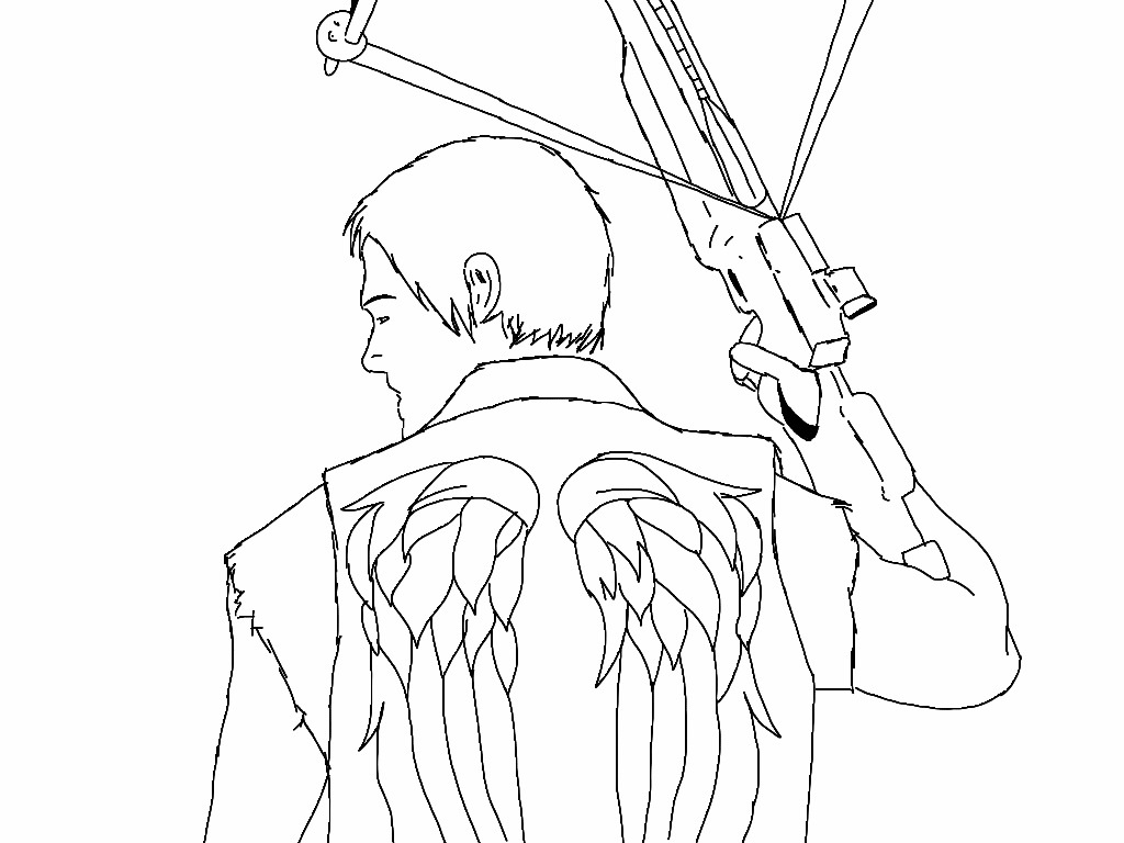 daryl dixon coloring pages - photo #21