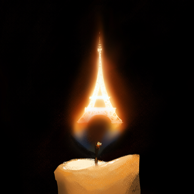 Pray For Paris by PunchingPandas