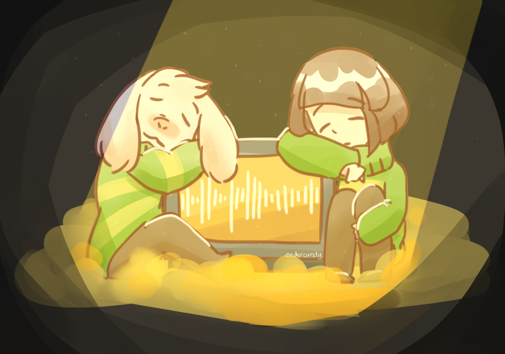 Asriel And Charas Theory Of Happiness By Endercursty On Deviantart