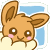 FREE Snuggly Icon : Eevee by Sarilain