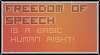 Freedom Of Speech Is A Human Right by TheArtFrog