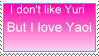 Don't like yuri but love yaoi by Miho-Nosaka-stamps
