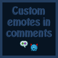 Using custom emotes in comments (Stash Sidebar) by Synfull