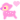 pastel pink deer emoji