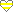 White and Yellow Striped Heart Emote