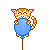 Kitty Balloon - Free Avatar by JupiterLily