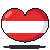 Austria Flag Heart Icon by Kiss-the-Iconist