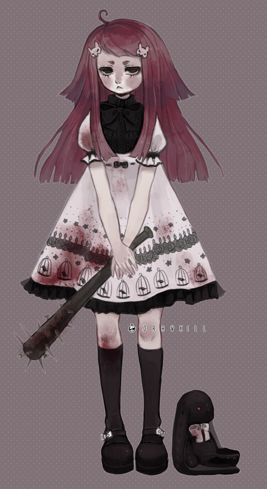 I Wore my Black and White Dress. by DrawKill on DeviantArt