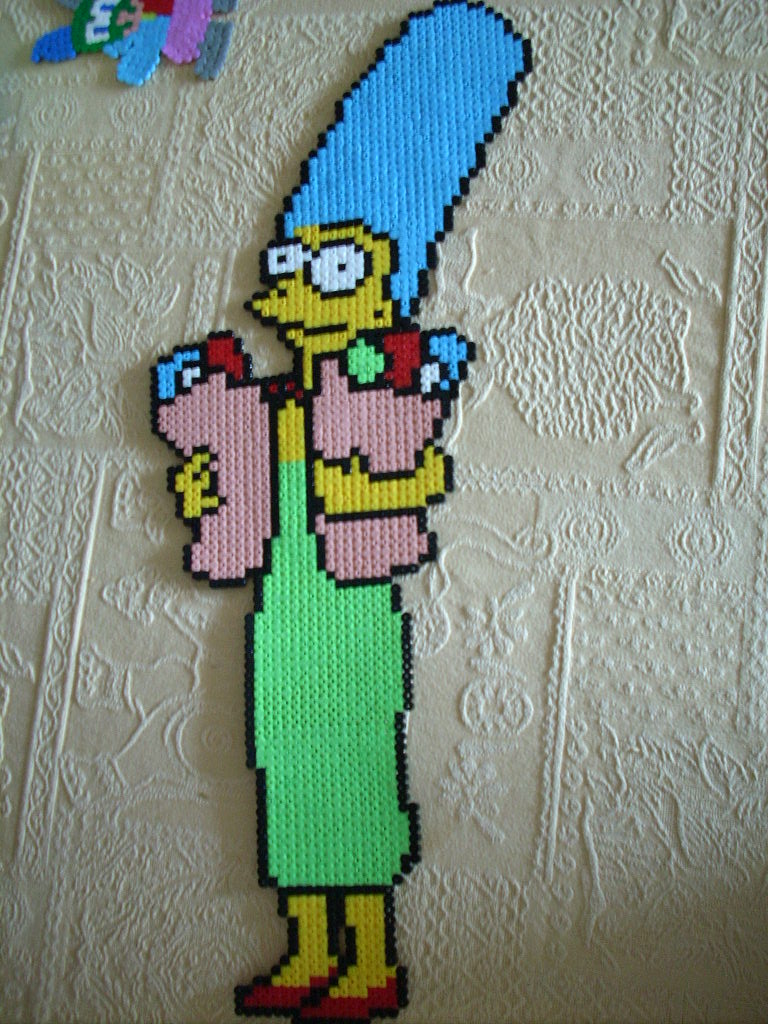 Pixel Art Simpson Marge
