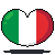 Italian Flag Heart Icon by Kiss-the-Iconist
