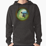 Blue Fronted Amazon Parrot Realistic Painting Hoodie