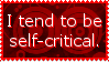 Self-Critical Stamp by JFG107-Stamps