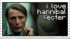 hannibal lecter stamp by finchslanding