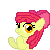 Apple Bloom clapping icon