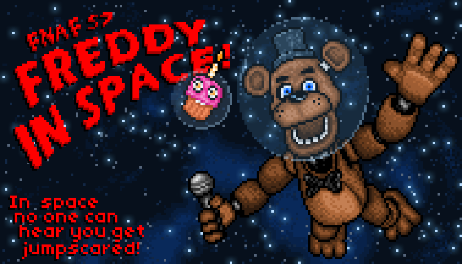 Freddy in Space - SPEEDPAINT - Pixel art Animated by GEEKsomniac