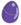 FFI: Tiny Dark Purple Plastic Egg