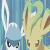 pokemon gif glaceon and leafeon
