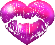Heart kiss purple 150px by EXOstock