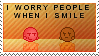 Creepy Smile Stamp by ERHBuggy