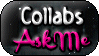 B/W Ani : Collabs ASK ME - Button by Drache-Lehre