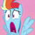 Rainbow Dash Shocked icon