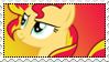 MLP: Sunset Shimmer stamp by DivineSpiritual
