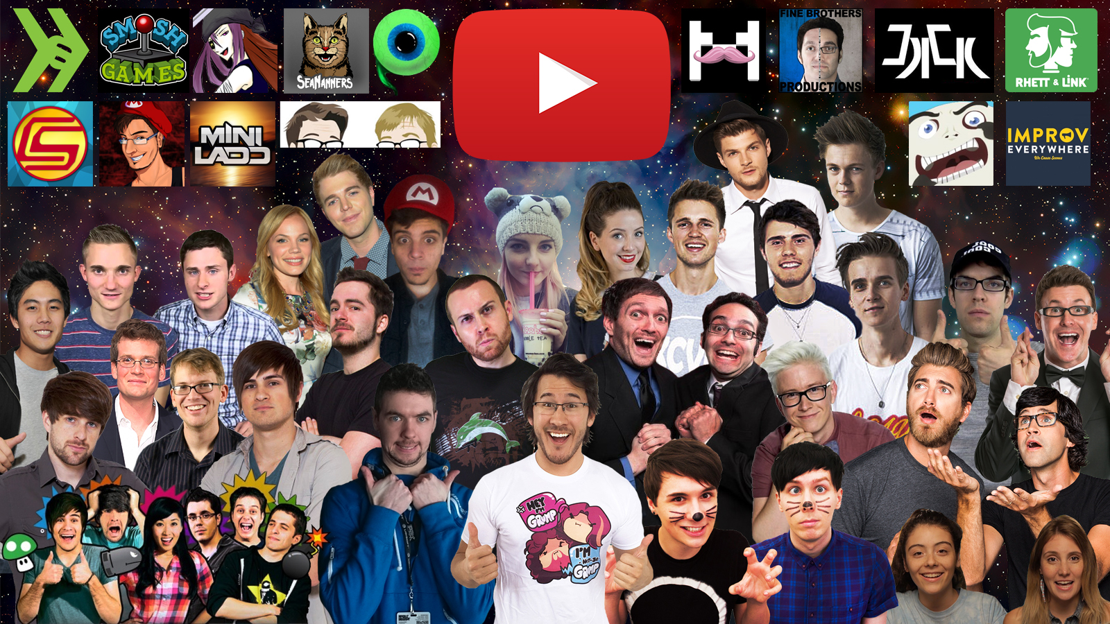 Some of My Favorite YouTubers Wallpaper by ...