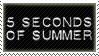 5 Seconds Of Summer Stamp by Flynnux