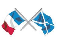 France Scotland Flags by JayleyPrice