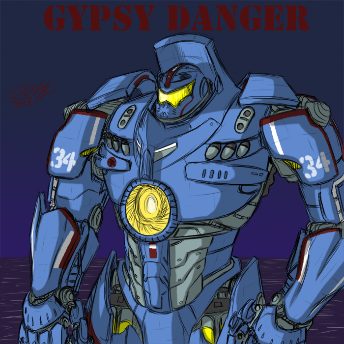 Gypsy Danger by BaikoBits on DeviantArt