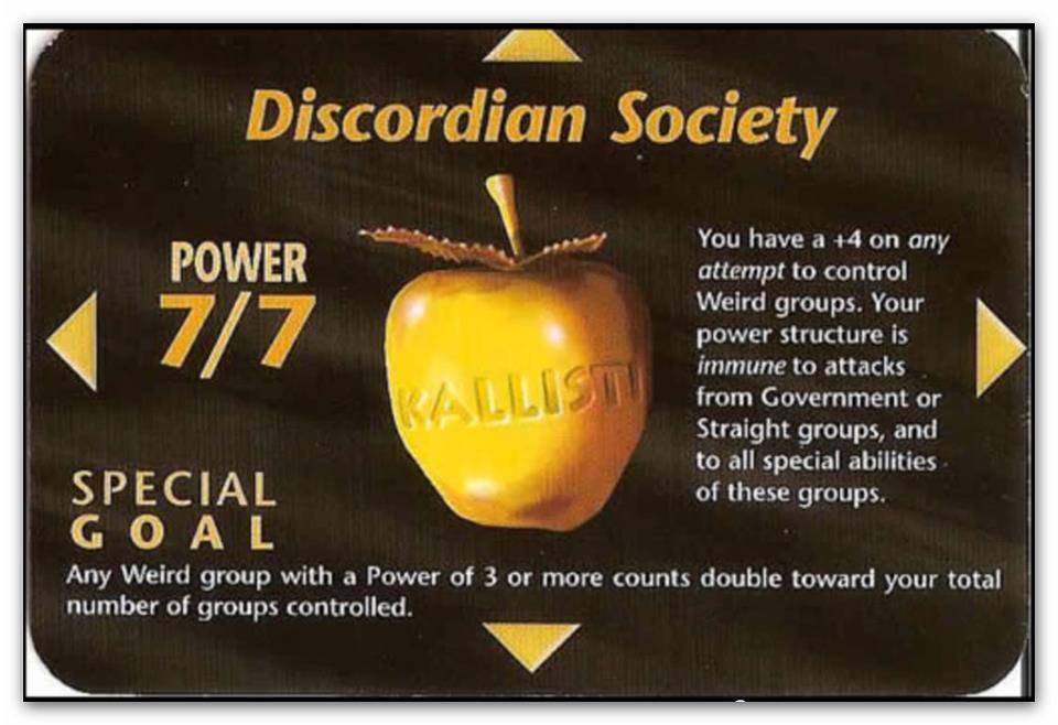 Illuminati Cards - Discordian Society (Power Card) by icu8124me