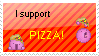 I Support Pizza Stamp by Franz24