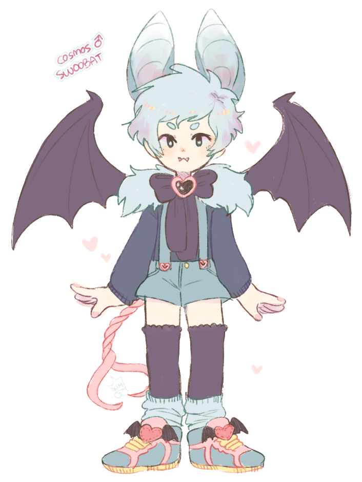cosmos the swoobat by kingkimochi on DeviantArt