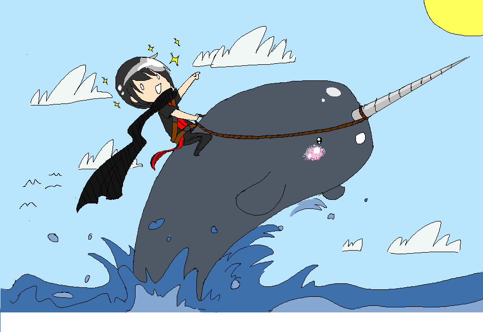 Onward Unicorn Whale! by shadethenighthunter on DeviantArt