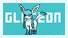 Eeveelutions stamp (Glaceon) by Zmei-Kira