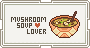 [F2U] Mushroom Soup Lover Stamp by Risyoka
