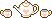 Mini Teapot + Teacups Divider by UsagiPinku