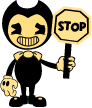 Bendy Stop Sign (Stamp) by Rui0730