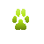 Paw (lime green)